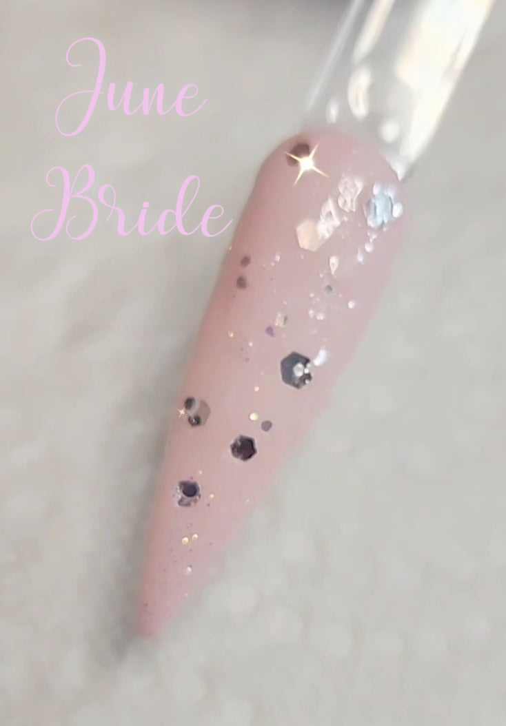 June Brides, nail dip powder