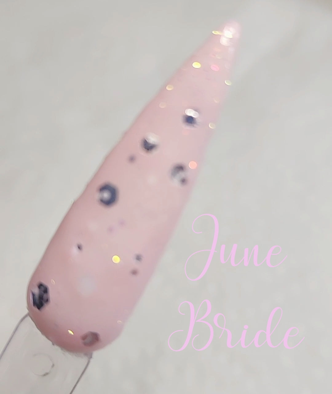 June Brides, nail dip powder