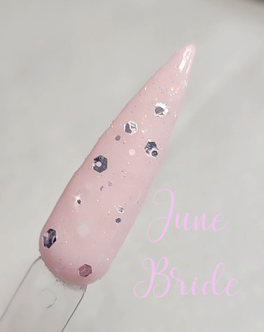 June Brides, nail dip powder