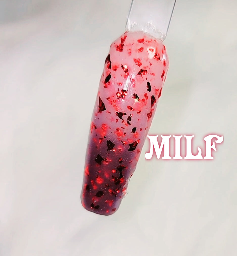 MILF, temperature chaging dip powder