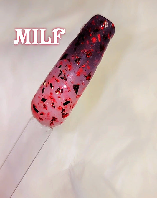 MILF, temperature chaging dip powder