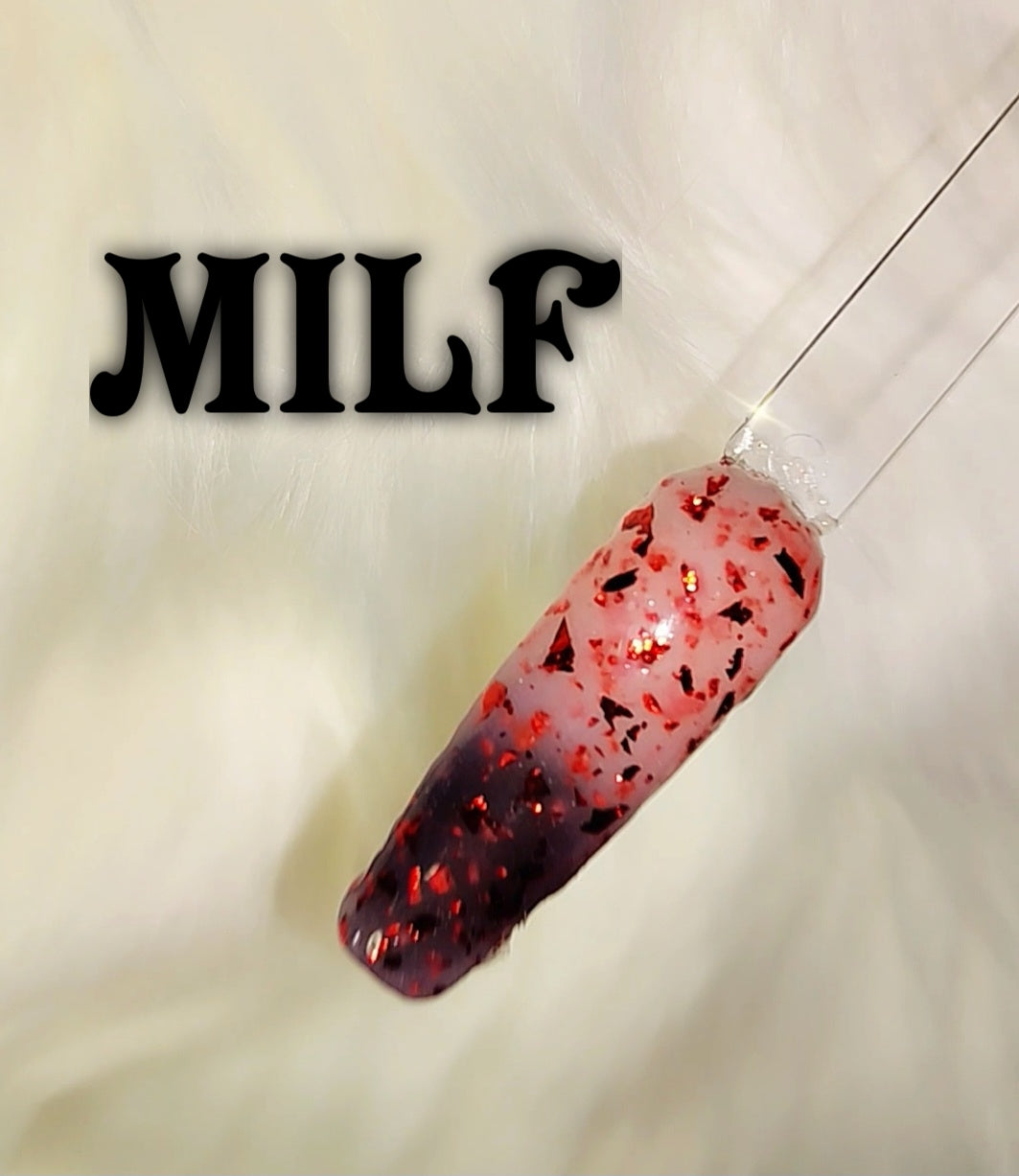 MILF, temperature chaging dip powder