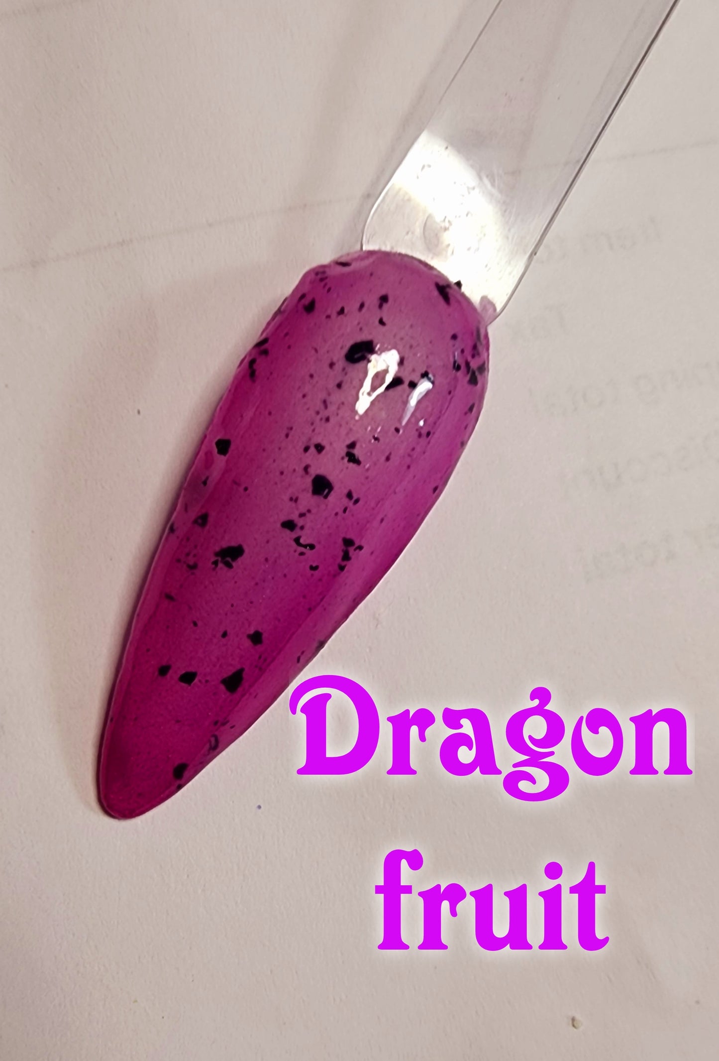 Dragon fruit dip powder