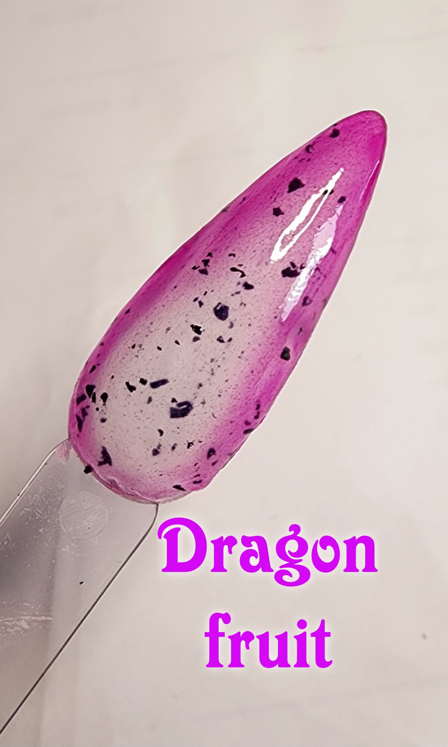 Dragon fruit dip powder