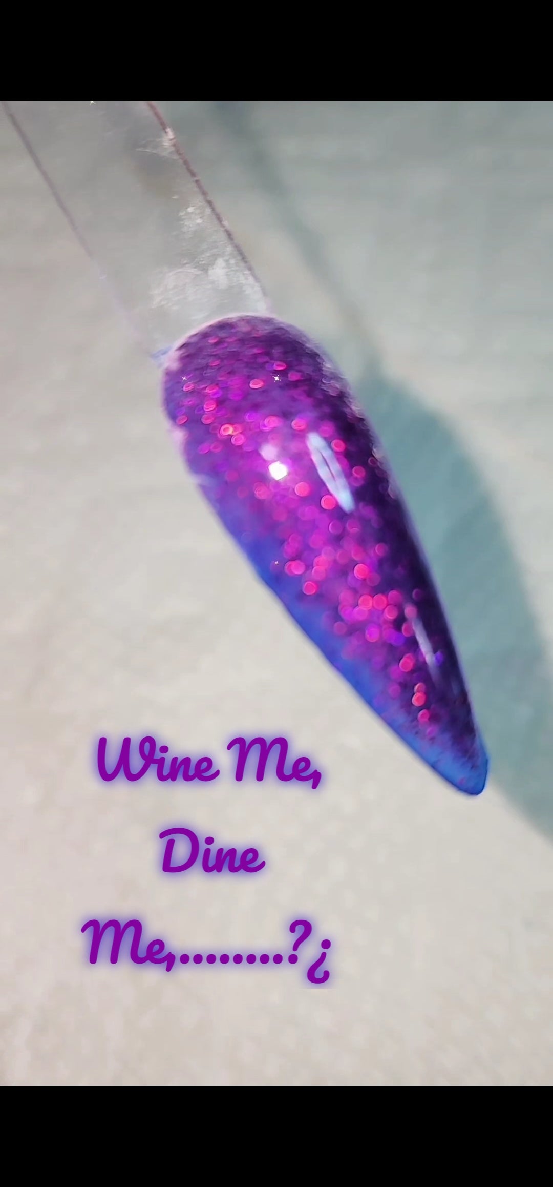 Wine me, dine me ....¿