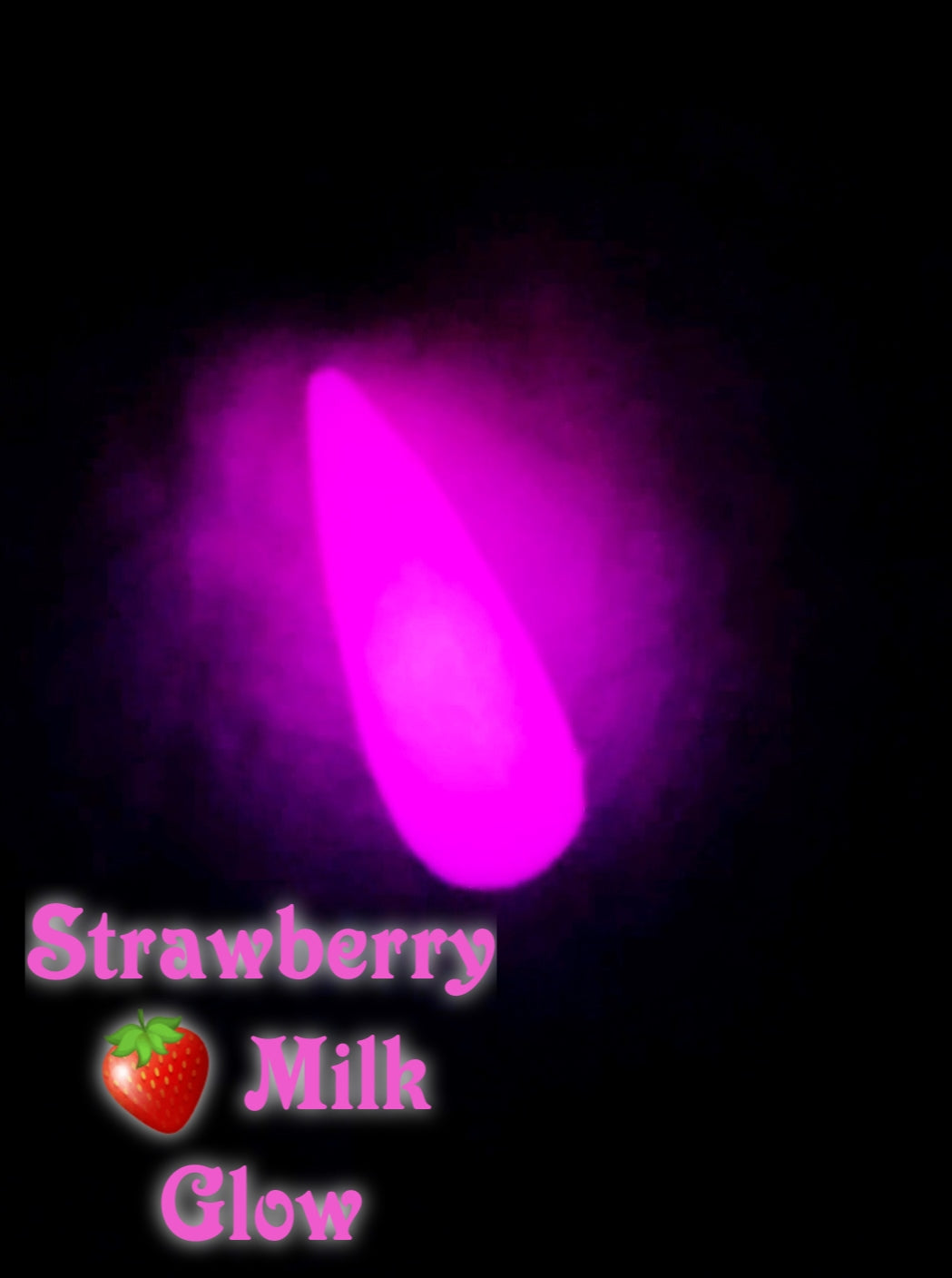 Strawberry milk glow thermal/Glow dip powder