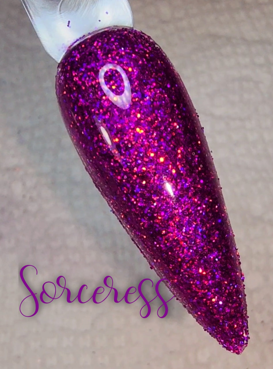 Sorceress, Halographic glitter dip powder