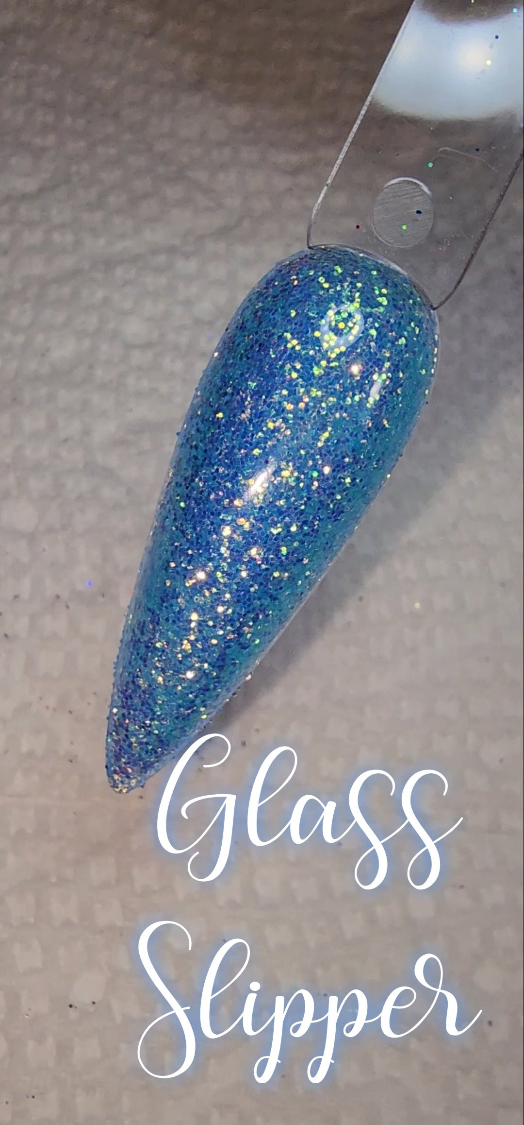 Glass Slipper reflective glitter dip powder