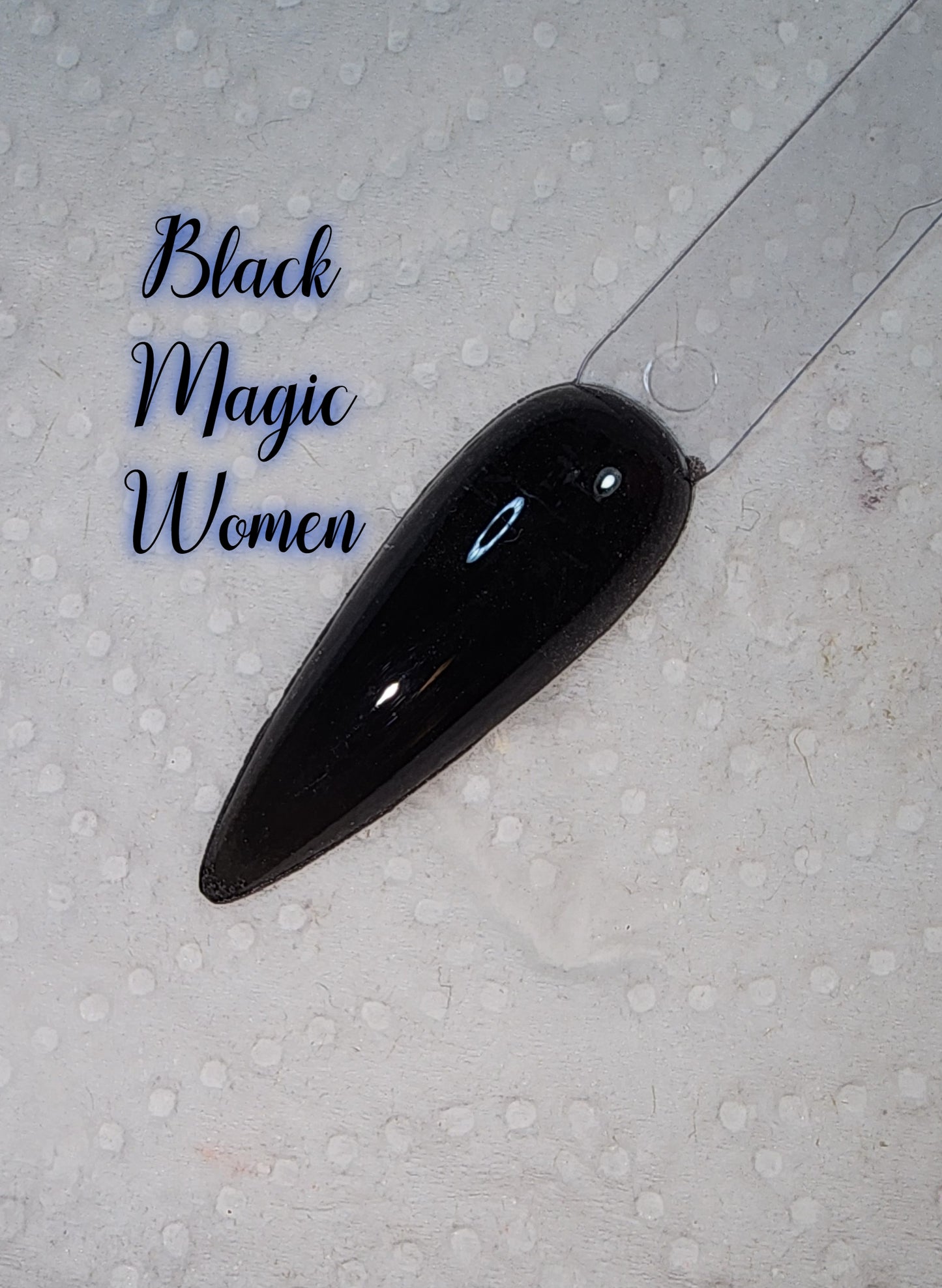 Black magic woman, sensitive thermal dip powder