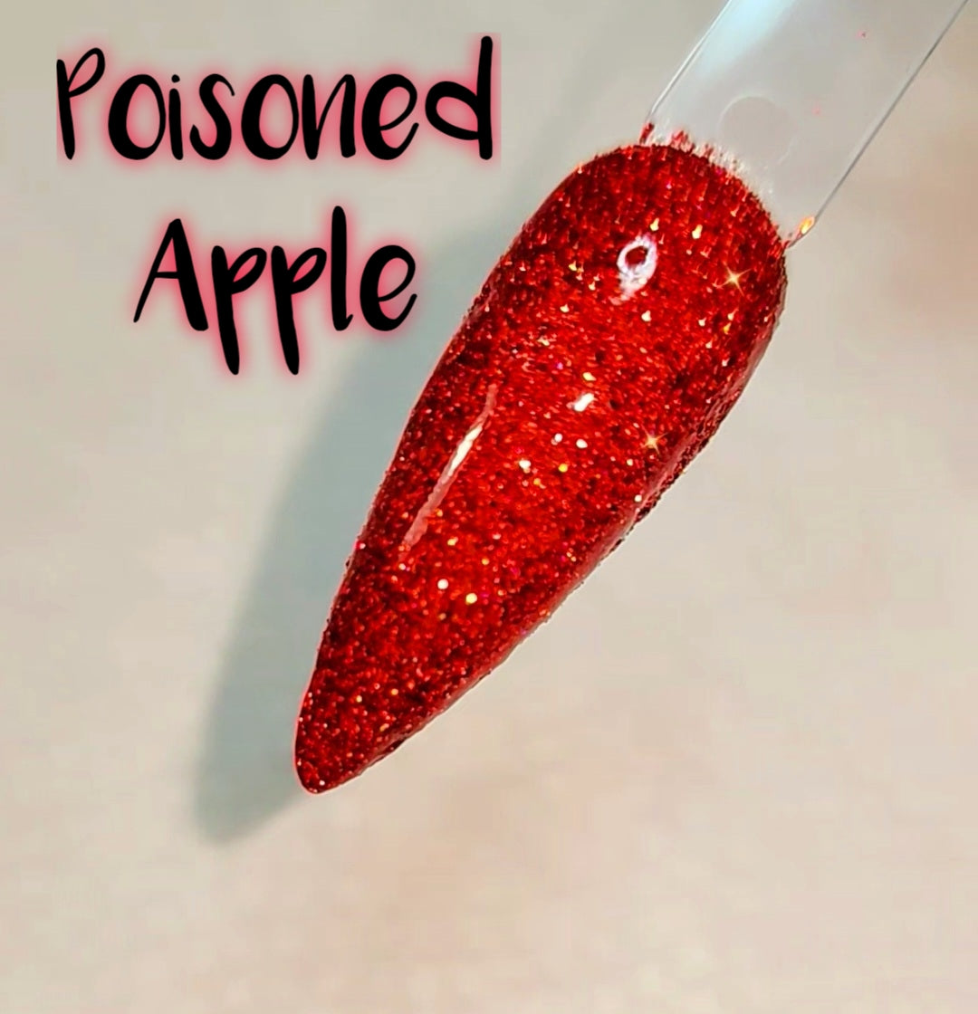 Poisoned Apple, halo glitter dip powder