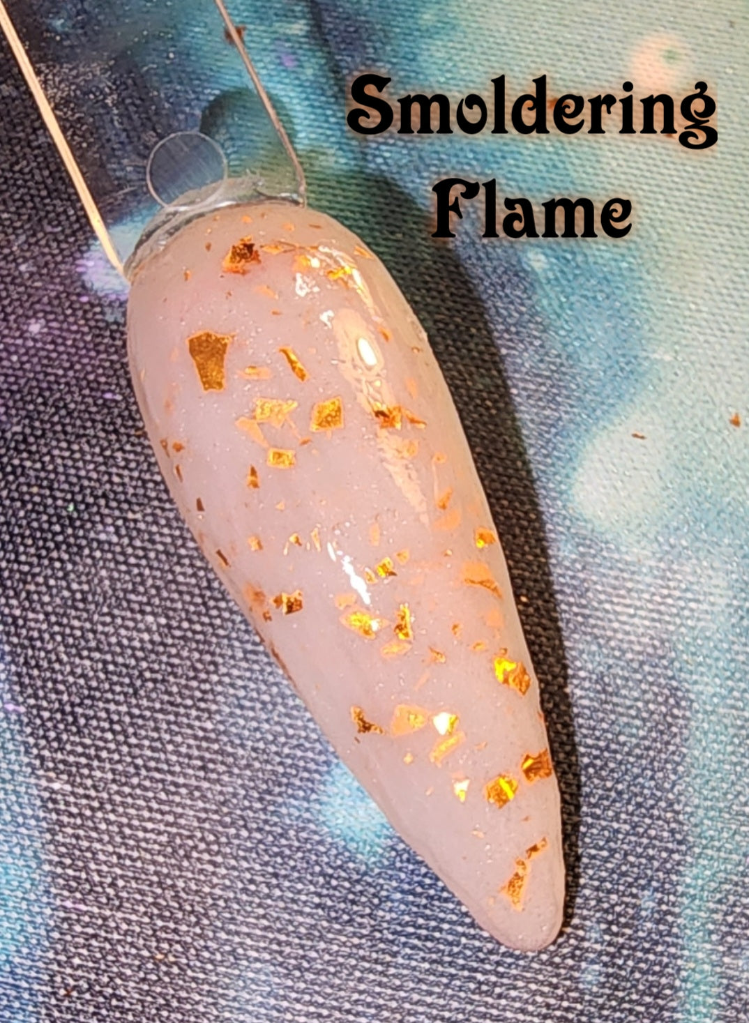 Smoldering Flame, foil/thermal dip powder