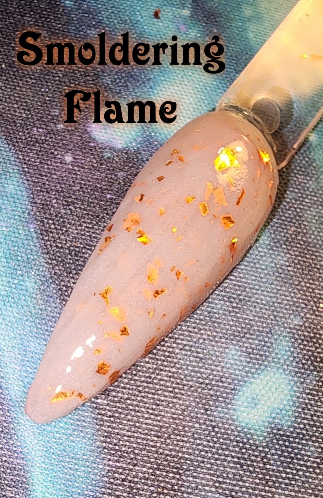 Smoldering Flame, foil/thermal dip powder