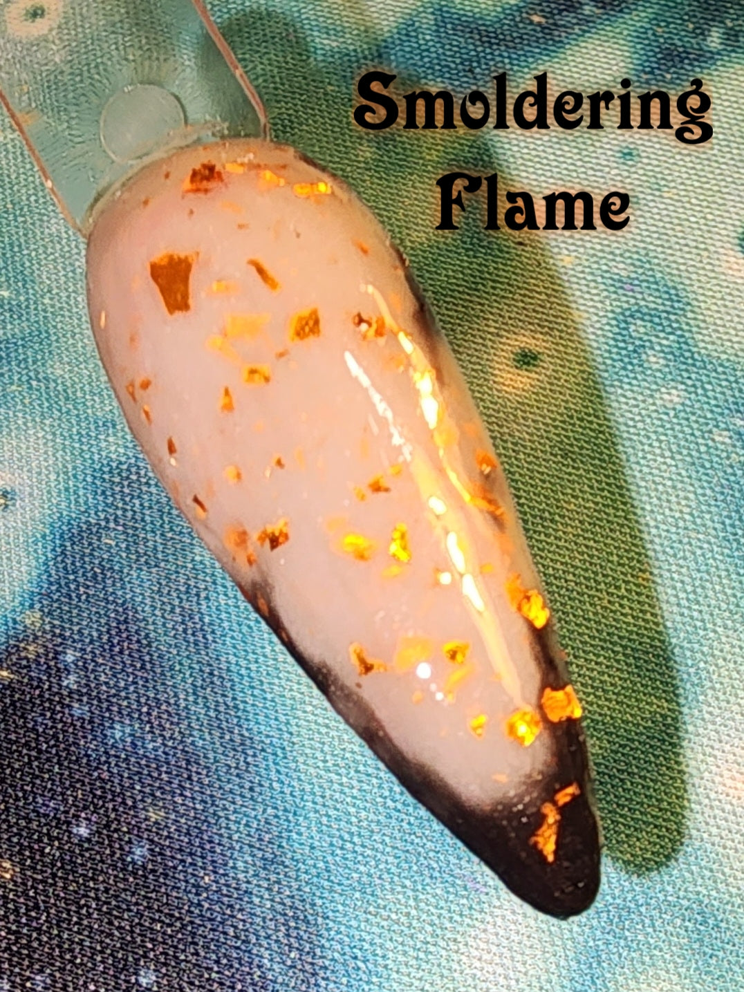 Smoldering Flame, foil/thermal dip powder