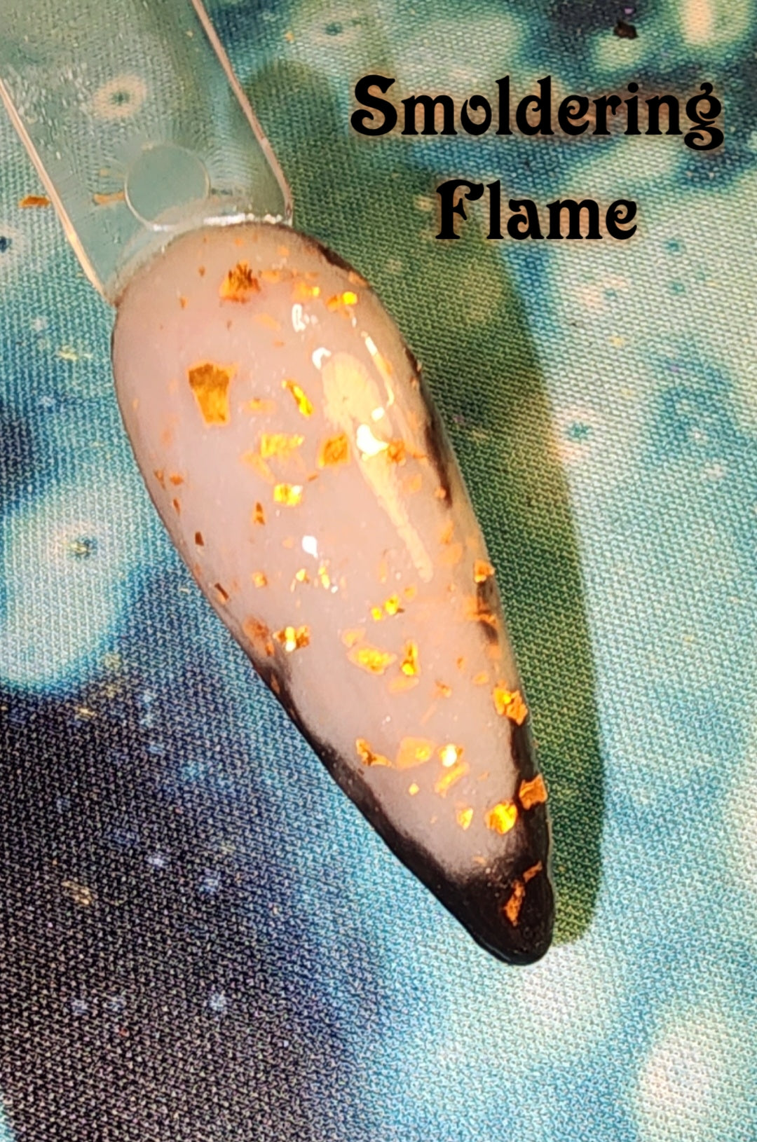 Smoldering Flame, foil/thermal dip powder