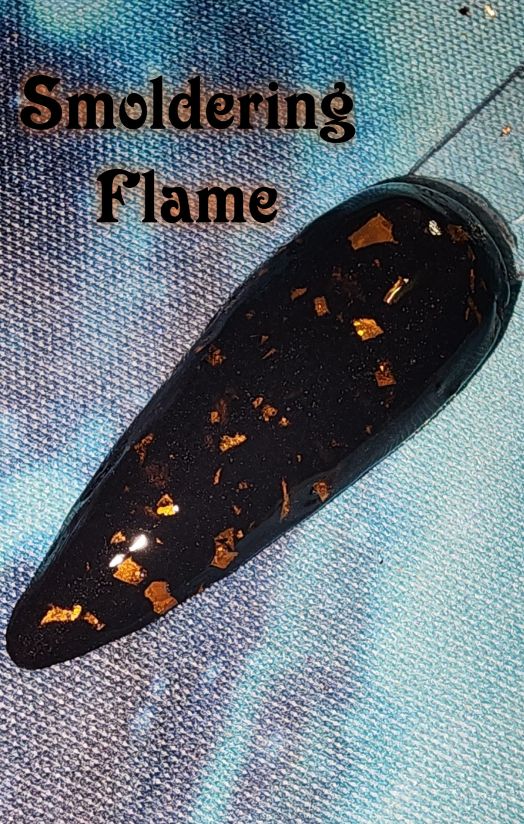 Smoldering Flame, foil/thermal dip powder