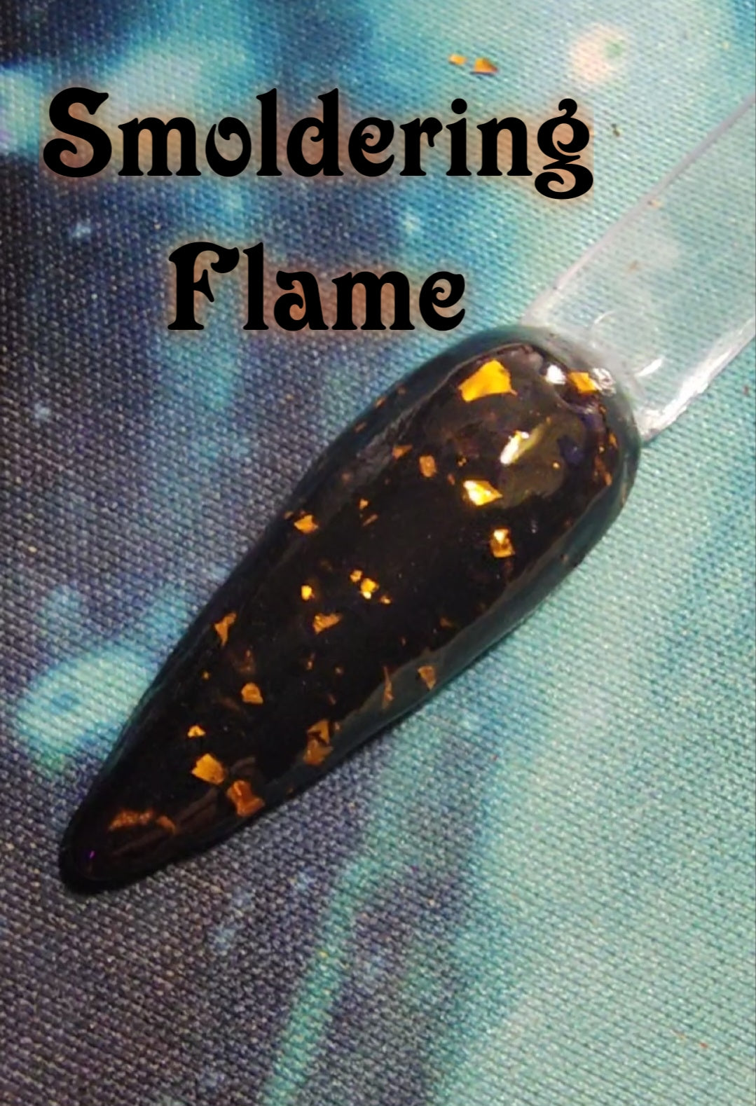 Smoldering Flame, foil/thermal dip powder