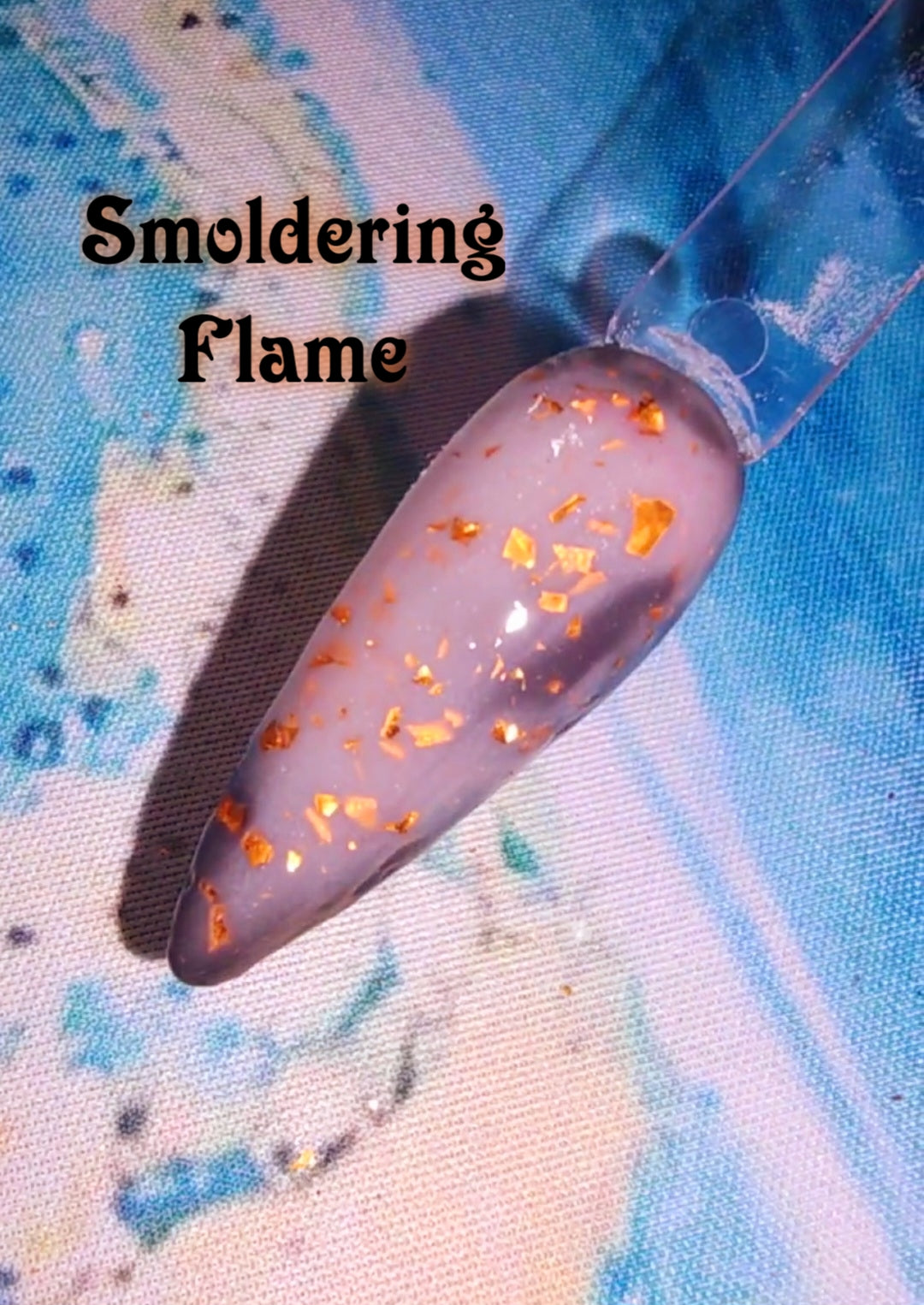 Smoldering Flame, foil/thermal dip powder