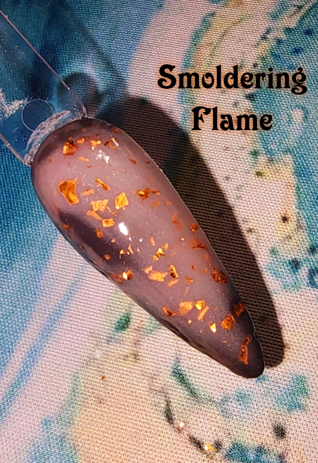 Smoldering Flame, foil/thermal dip powder