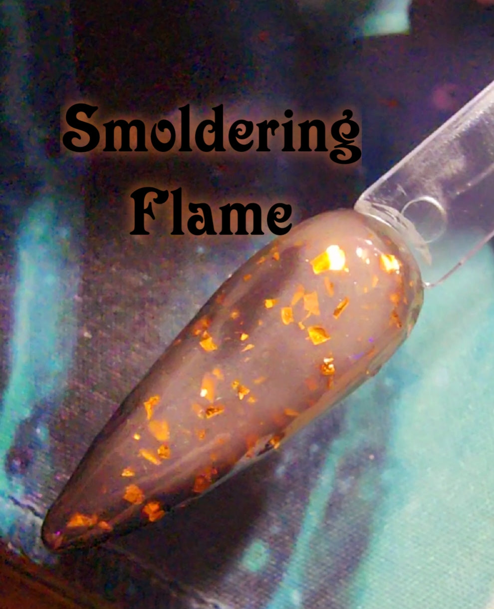 Smoldering Flame, foil/thermal dip powder