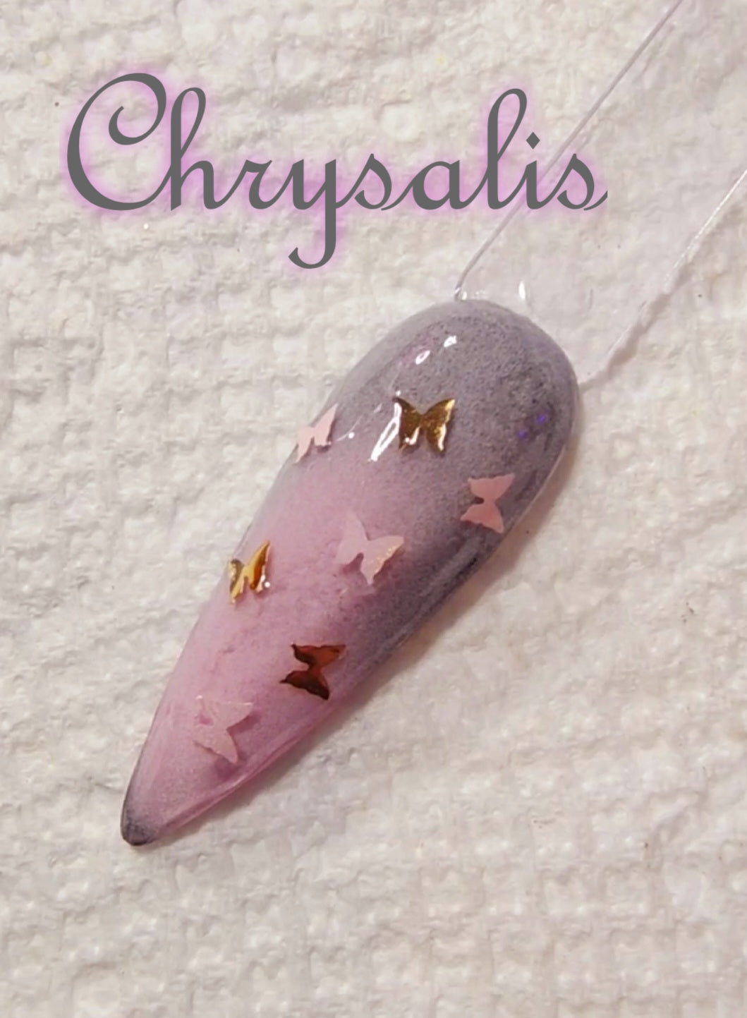 Chrysalis, color changing dip powder