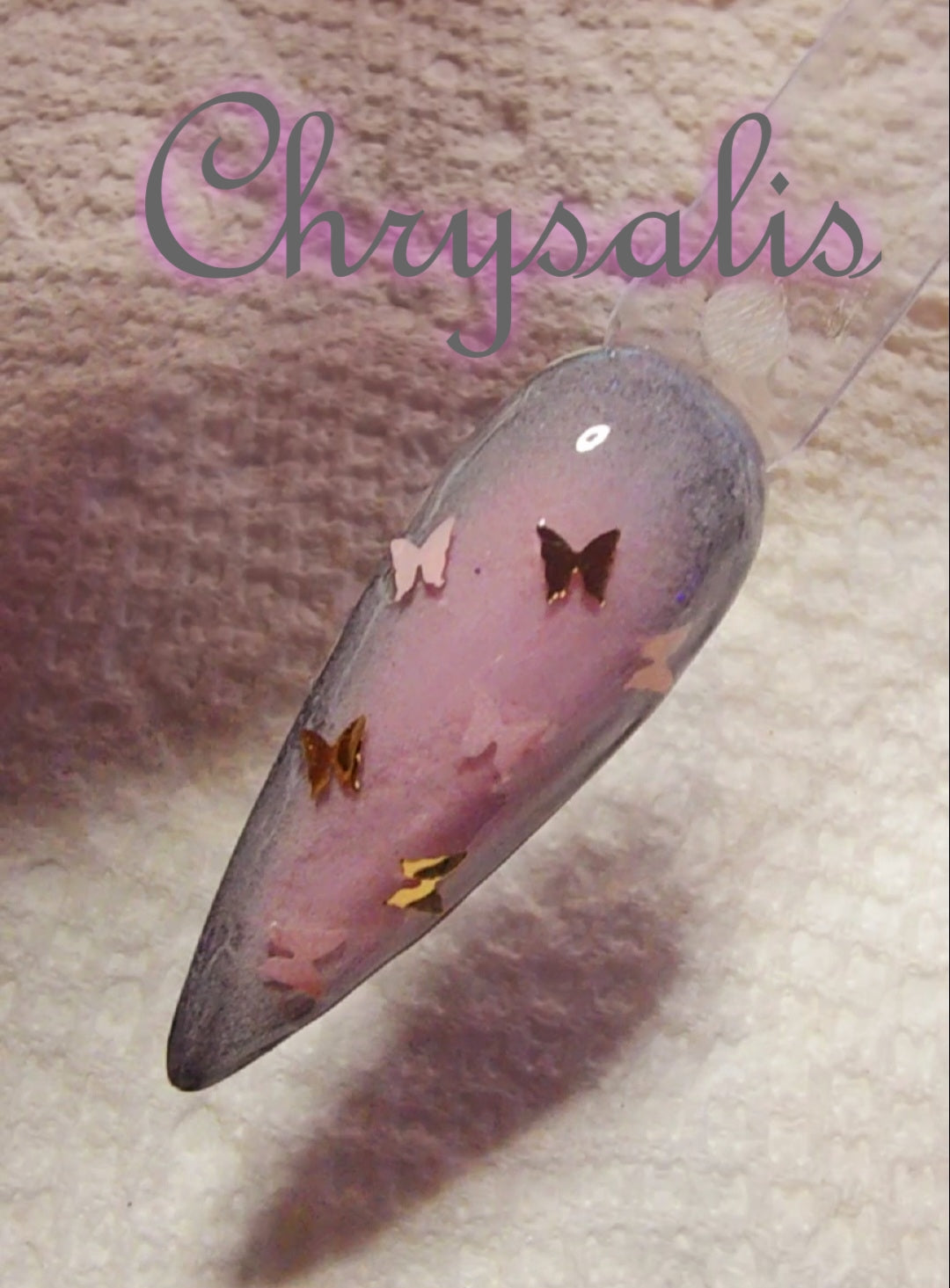 Chrysalis, color changing dip powder