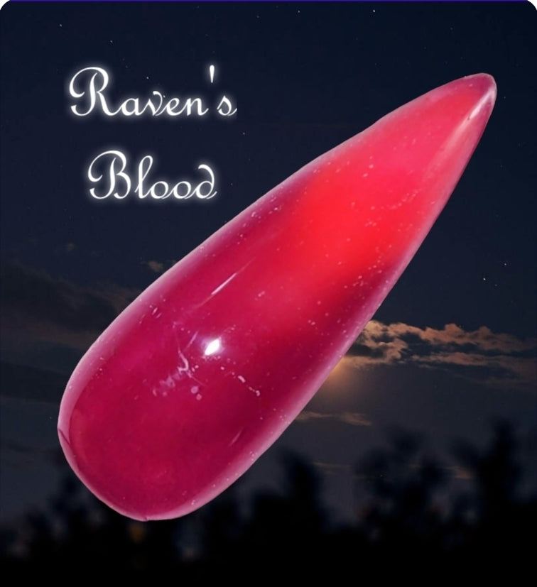 Ravens Blood, triple thermal dip powder