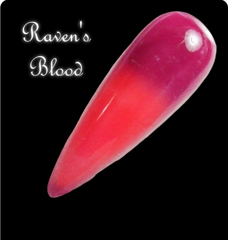 Ravens Blood, triple thermal dip powder