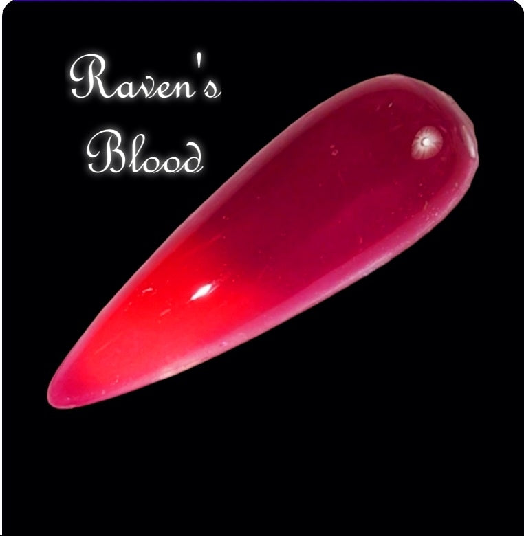 Ravens Blood, triple thermal dip powder