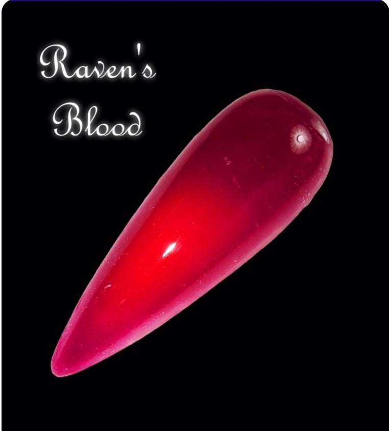 Ravens Blood, triple thermal dip powder