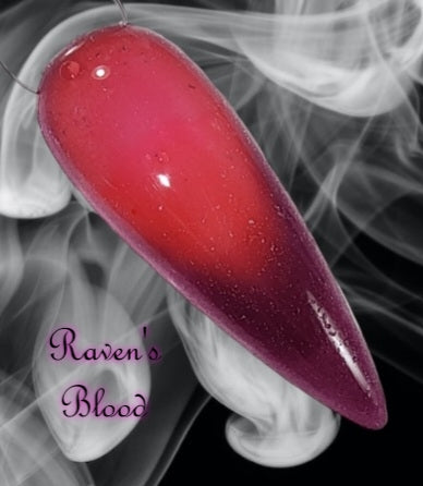 Ravens Blood, triple thermal dip powder