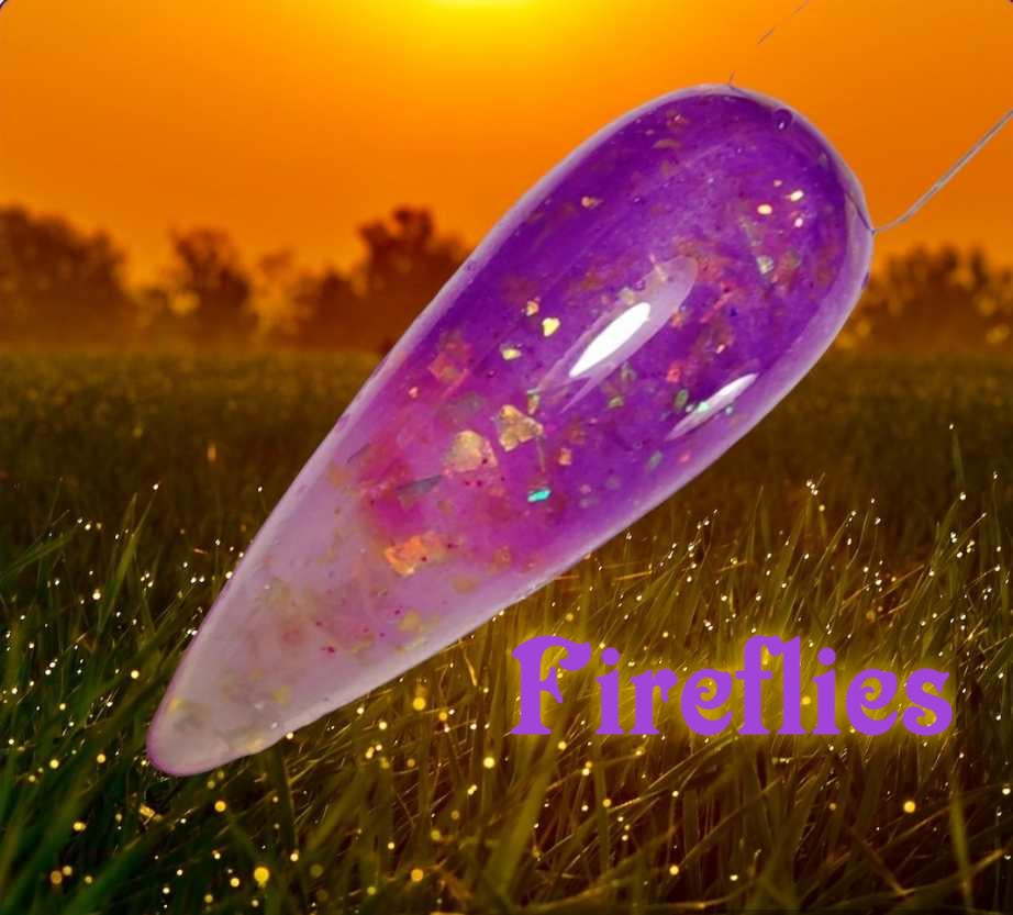 Fireflies,  thermal/ flake dip powder