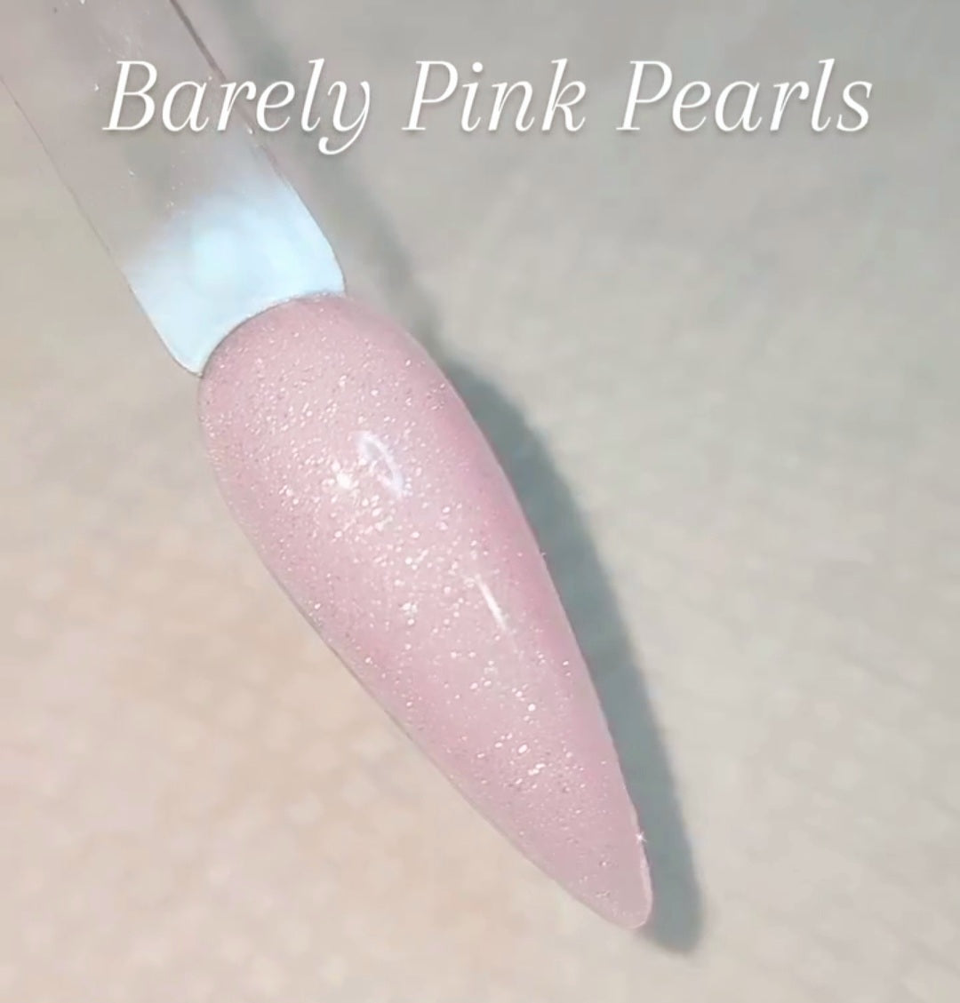 Barely Pink Pearls, Nail dip powder