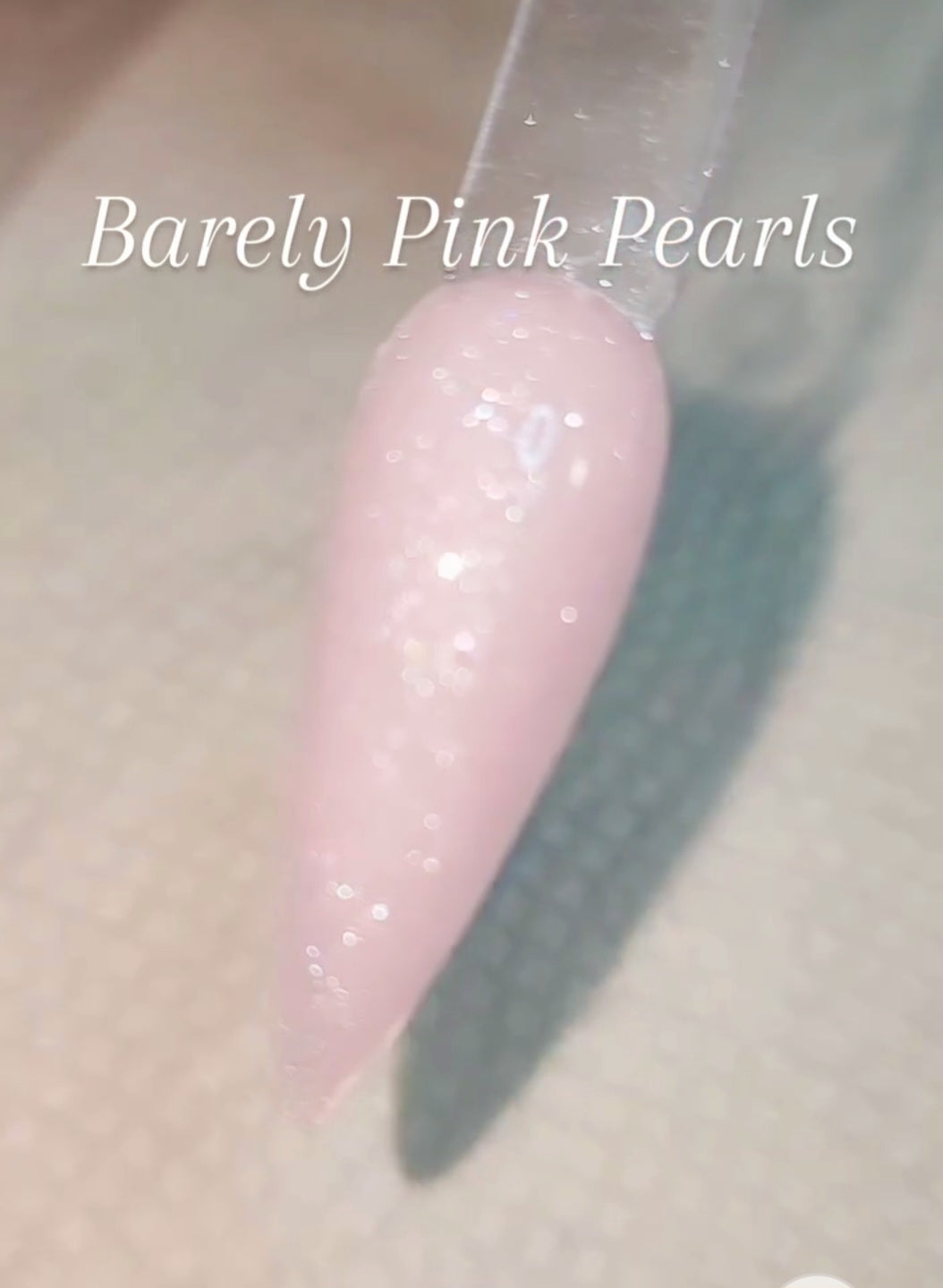 Barely Pink Pearls, Nail dip powder