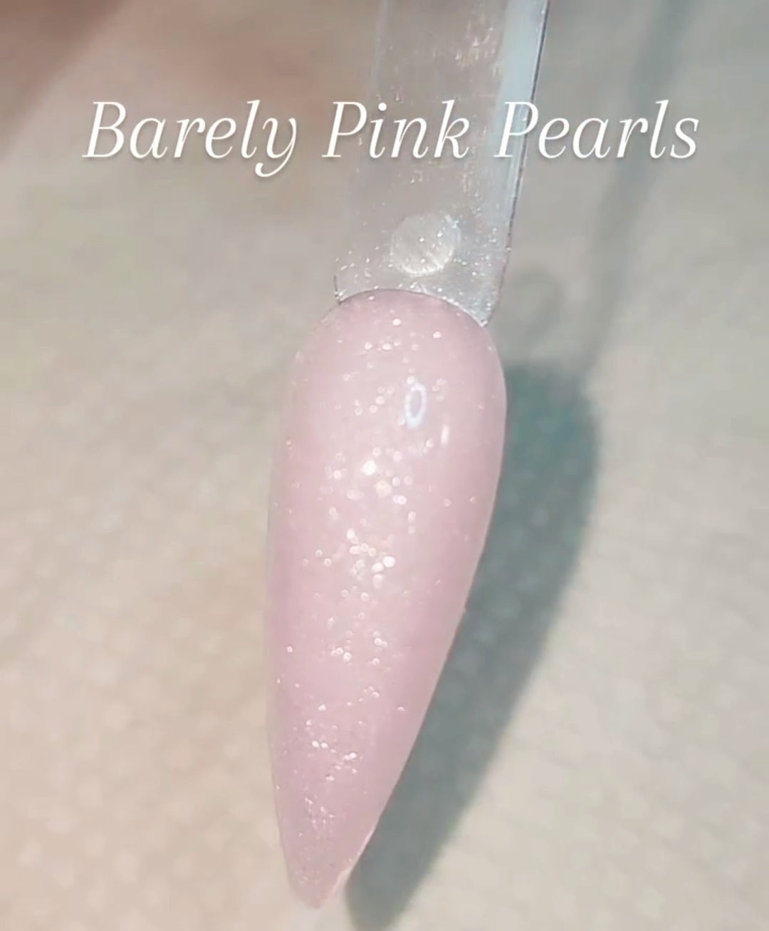 Barely Pink Pearls, Nail dip powder