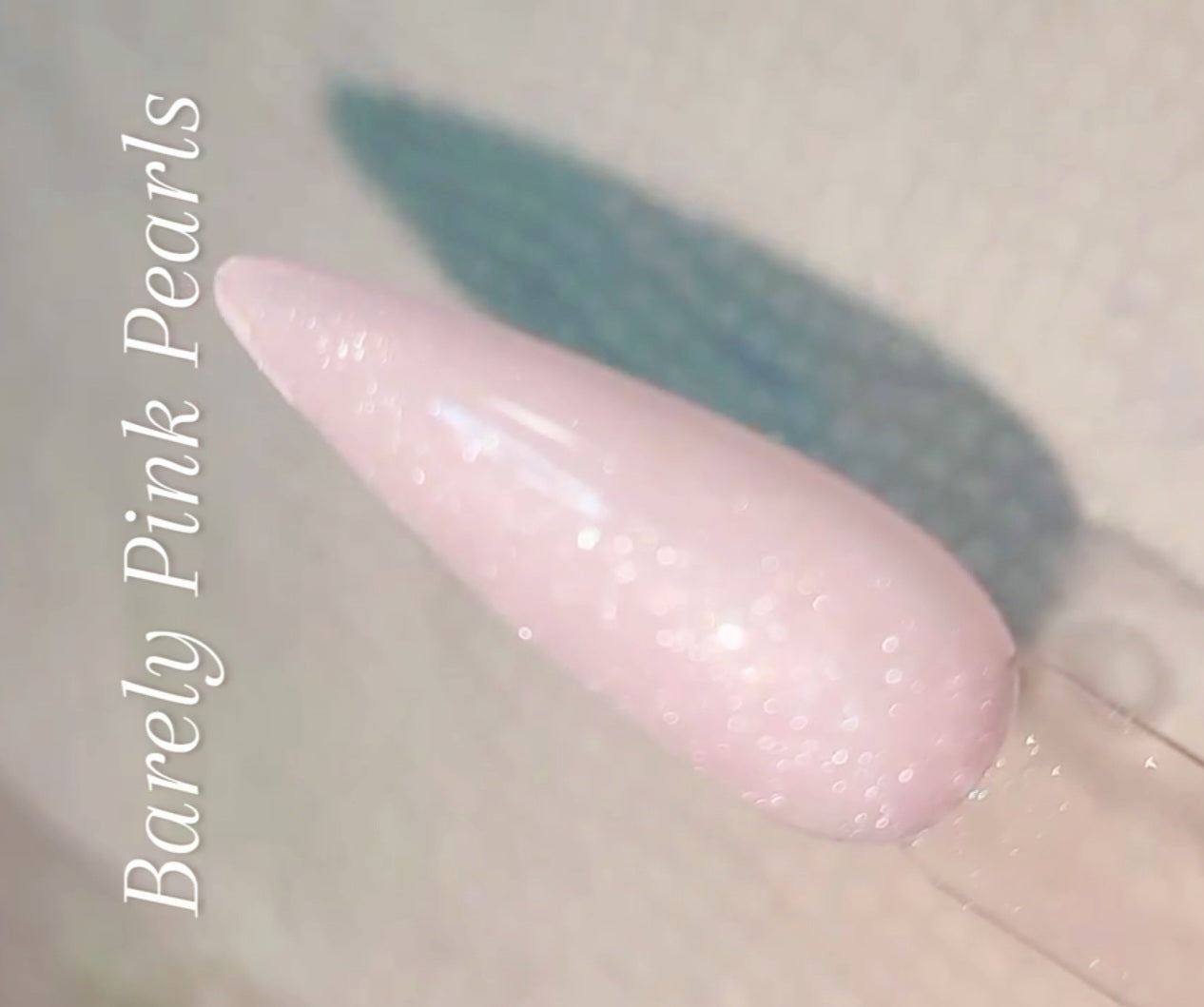 Barely Pink Pearls, Nail dip powder