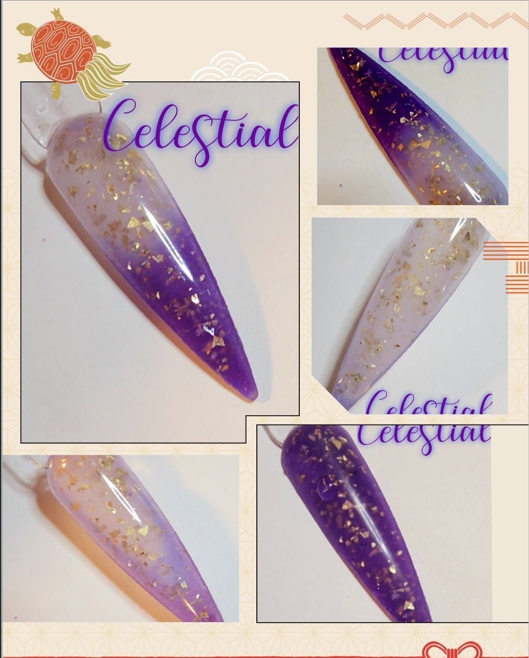 Celestial thermal color changing dip powder