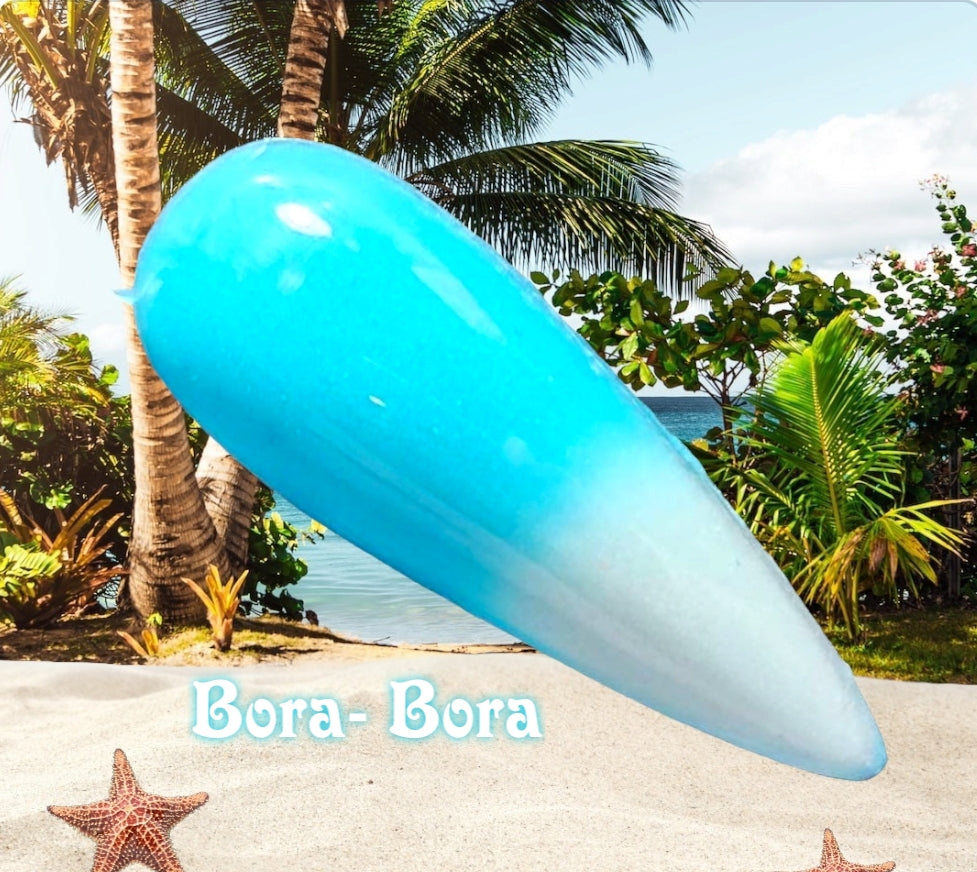 Bora Bora, thermal & BRIGHT Glow dip powder